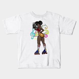 Roller Skating Kids T-Shirt